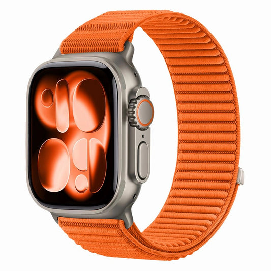 Bracelete Tech-Protect NylonLoop para Apple Watch 49 mm / 46 mm / 45 mm / 44 mm Series, Laranja