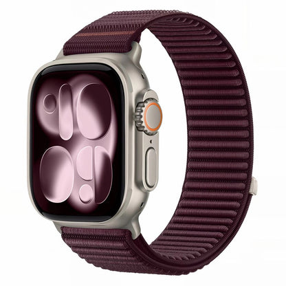 Bracelete Tech-Protect NylonLoop para Apple Watch 49 mm / 46 mm / 45 mm / 44 mm Series, cor de vinho
