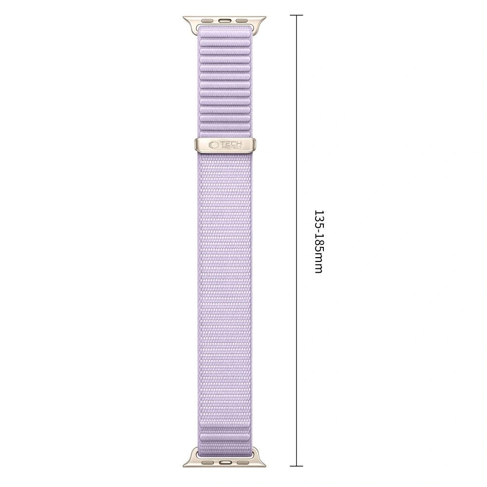 Bracelete Tech-Protect NylonLoop para Apple Watch 49 mm / 46 mm / 45 mm / 44 mm Series, Roxa