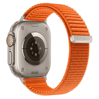 Bracelete Tech-Protect NylonLoop para Apple Watch 49 mm / 46 mm / 45 mm / 44 mm Series, Laranja