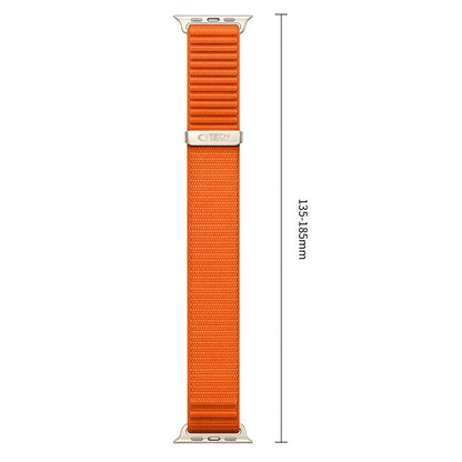 Bracelete Tech-Protect NylonLoop para Apple Watch 49 mm / 46 mm / 45 mm / 44 mm Series, Laranja