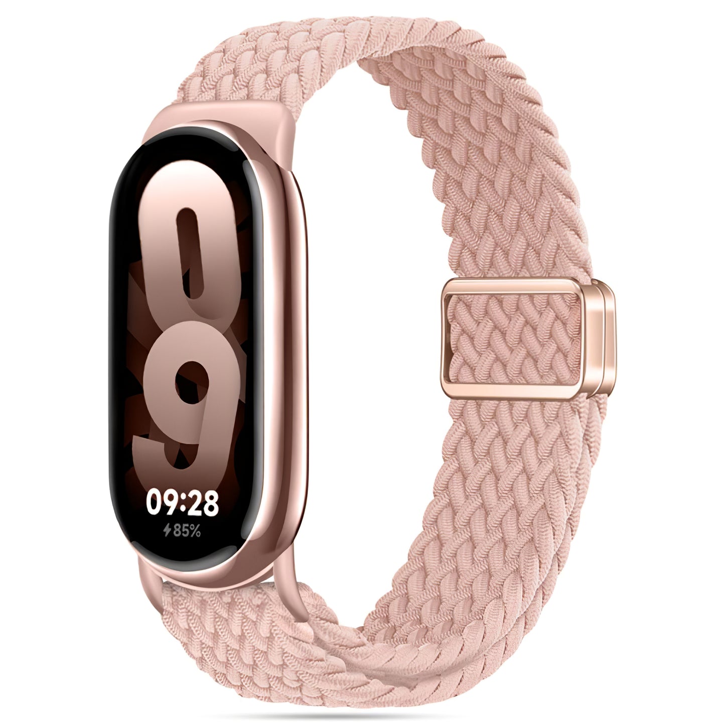 Correia de NylonMag da Tech-Protect para Xiaomi Smart Band 8/9, cor-de-rosa 