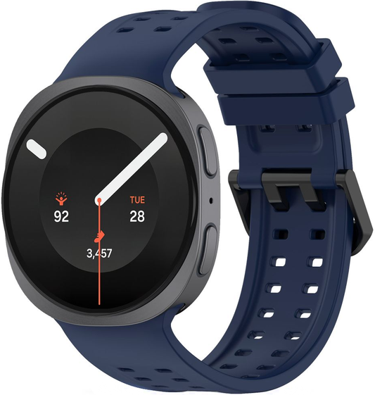 Pulseira Tech-Protect Silicone Air para Samsung Galaxy Watch9 / Watch8 / Watch8 Classic Series, Azul Marinho