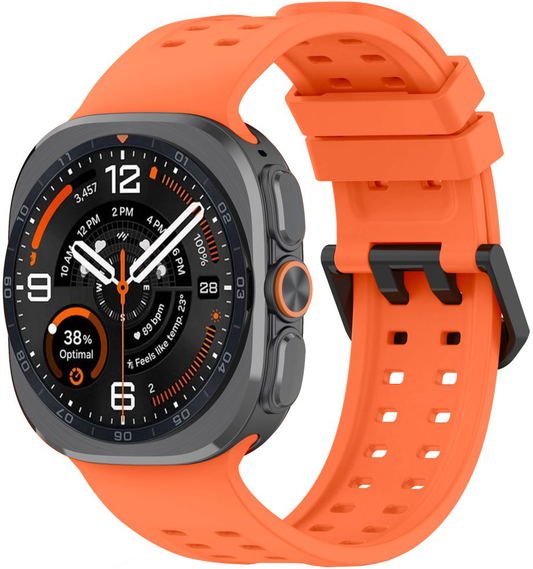 Pulseira Tech-Protect Silicone Air para Samsung Galaxy Watch Ultra Series, Laranja
