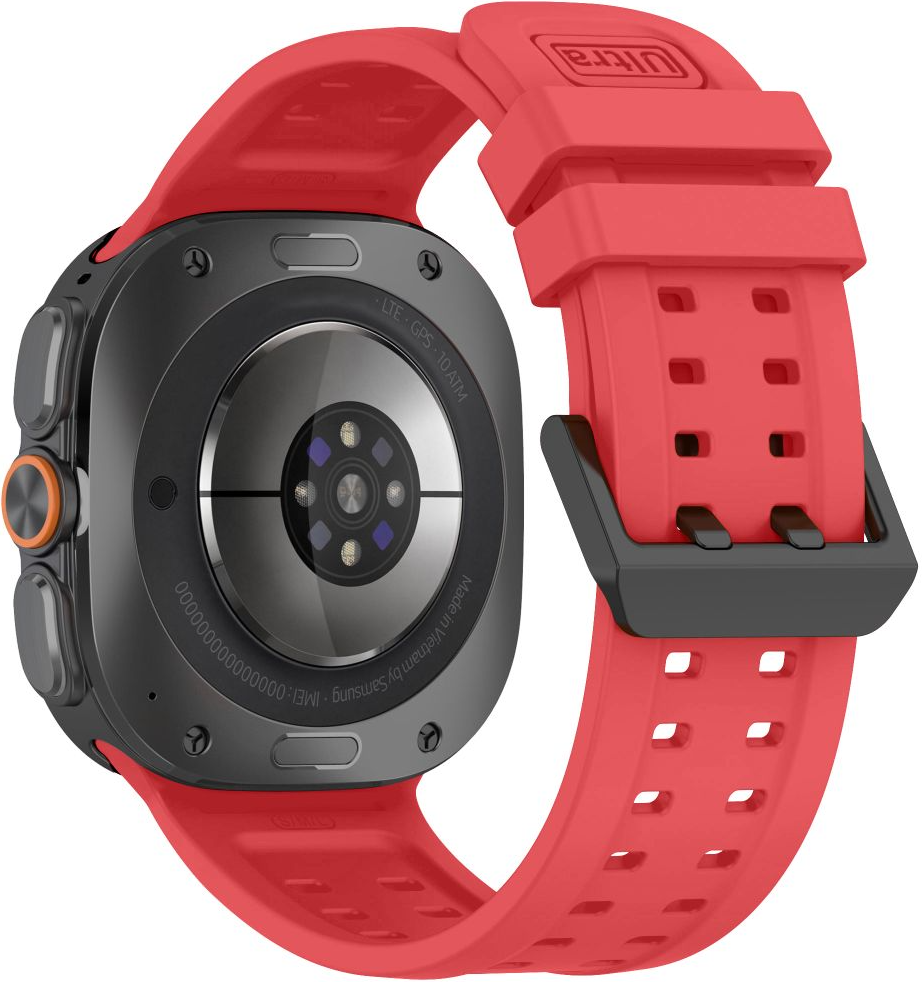 Pulseira Tech-Protect Silicone Air para Samsung Galaxy Watch9 / Watch8 / Watch8 Classic Series, Vermelha