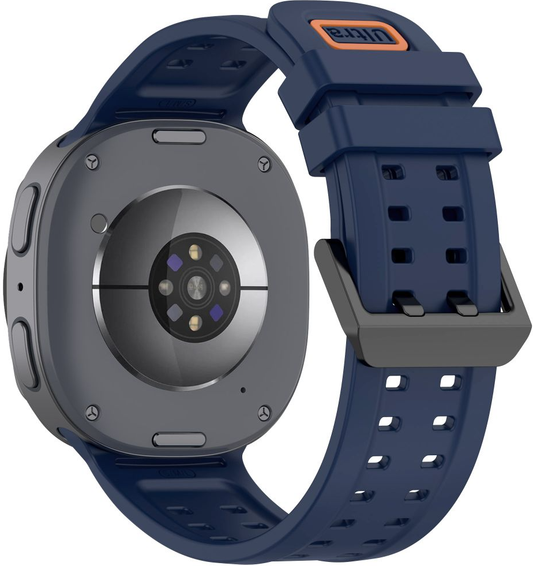 Pulseira Tech-Protect Silicone Air para Samsung Galaxy Watch9 / Watch8 / Watch8 Classic Series, Azul Marinho