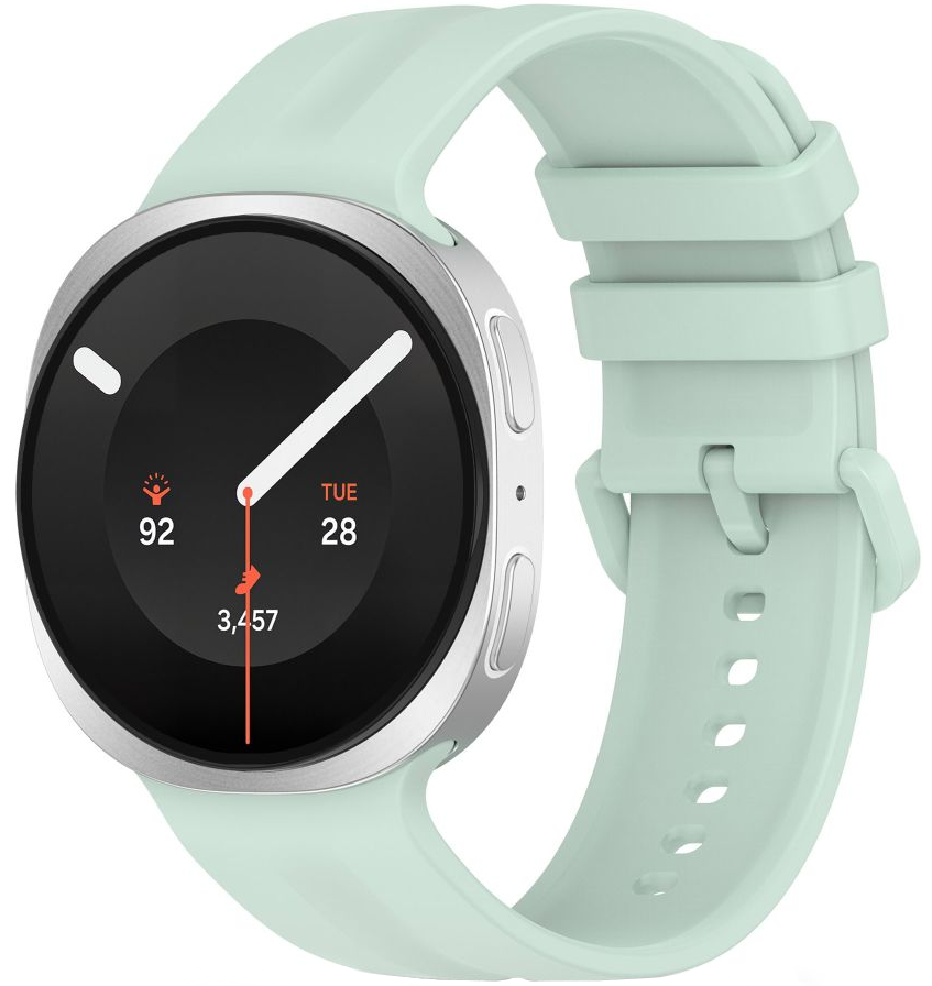 Pulseira Tech-Protect Silicone Evo para Samsung Galaxy Watch9 / Watch8 / Watch8 Classic Series, Verde Menta