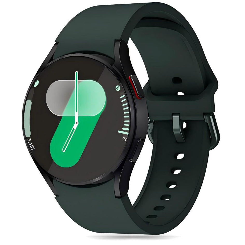 Bracelete de silicone Tech-Protect para Samsung Galaxy Watch7 / Watch FE / Watch6 / Watch5 / Watch4 Series, Verde 