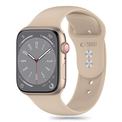 Pulseira Tech-Protect Silicone para Apple Watch 41mm / 40mm / 38mm Series, Bege