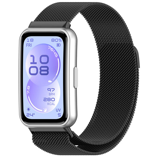 Curea Techsuit W009 para Huawei Band 11 / 11 Pro, Preta