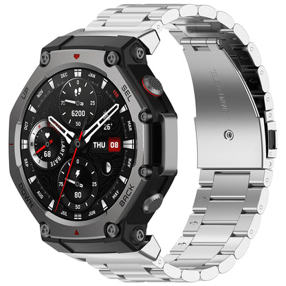 Cinta Techsuit W010 para Amazfit T-Rex 3, Prateada