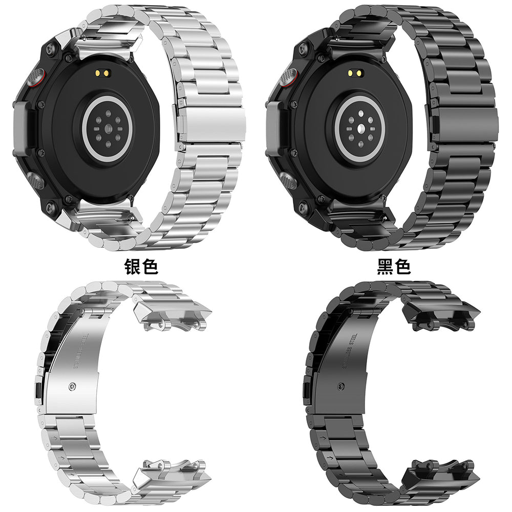 Cinta Techsuit W010 para Amazfit T-Rex 3, Prateada