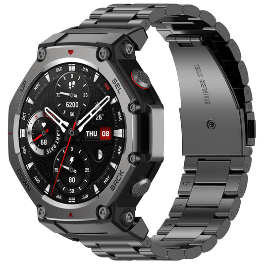 Cinta Techsuit W010 para Amazfit T-Rex 3, Preta