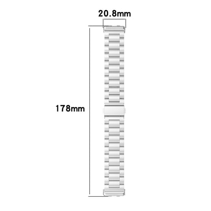 Curea Techsuit W010 para Huawei Band 11 / 11 Pro, Prateada