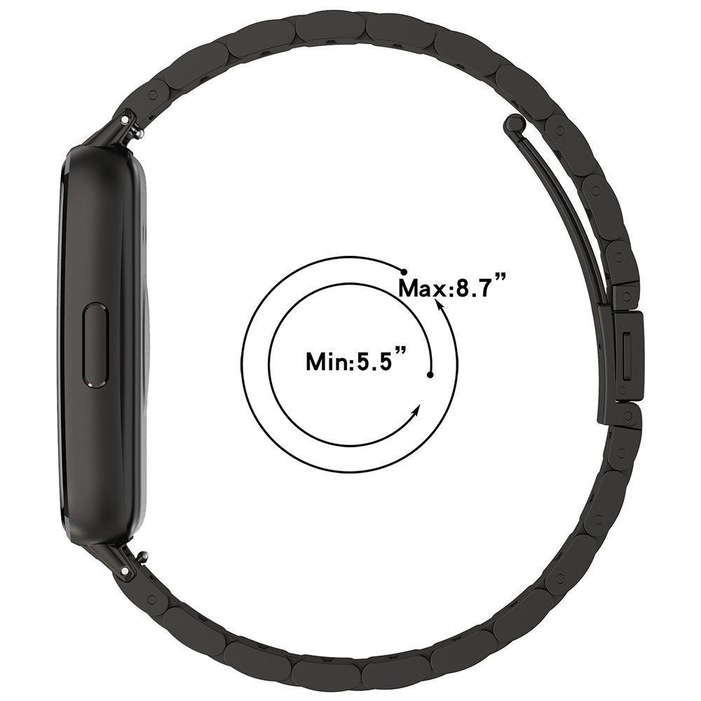 Curea Techsuit W010 para Huawei Band 11 / 11 Pro, Prateada