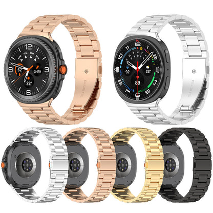 Curea Techsuit W010 para Samsung Galaxy Watch 8 Classic / Watch8 44mm / Watch 8 40mm, Dourada