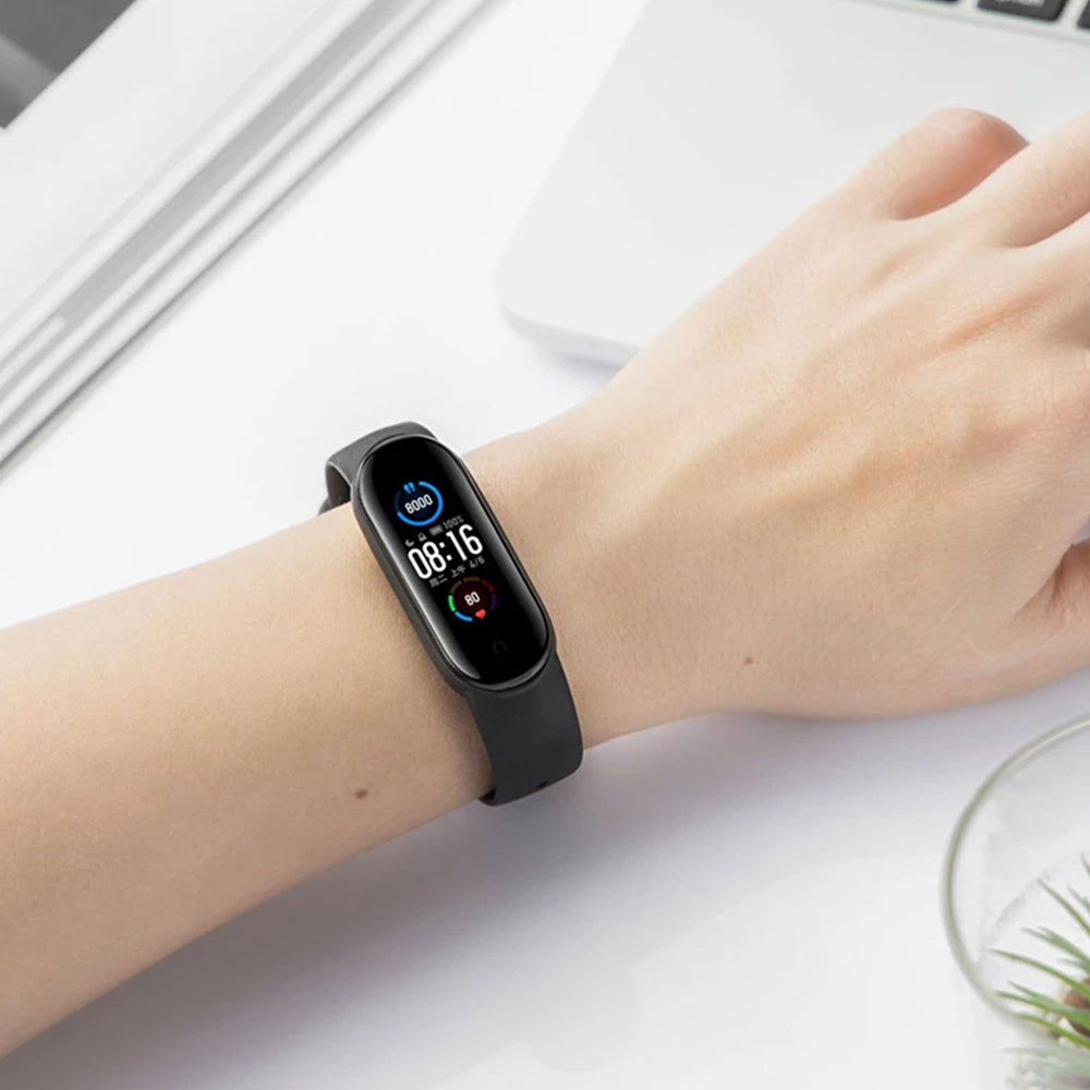 Curea Techsuit W013 para Xiaomi Band / Amazfit Band Series, Azul Escuro