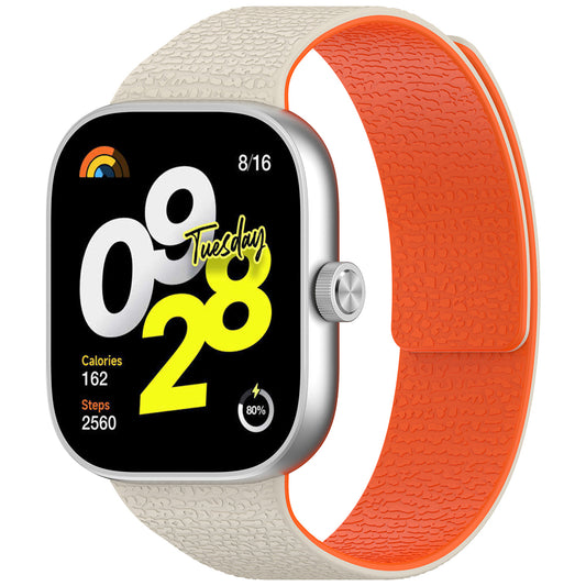 Cinta Techsuit W016 para Xiaomi Smart Band / Watch Series, Bege Laranja
