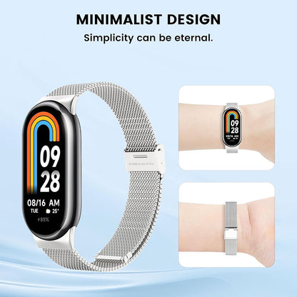 Pulseira Techsuit W022 para Xiaomi Smart Band 9 / 8, 15mm, Dourada