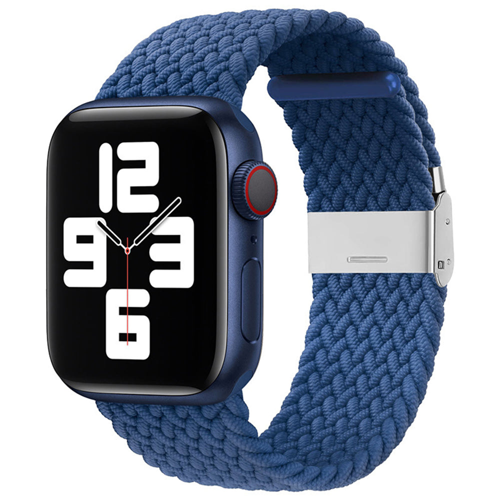 Correia Techsuit W032 para Apple Watch 49mm / 46mm / 45mm / 44mm / 42mm Series, Azul-marinho