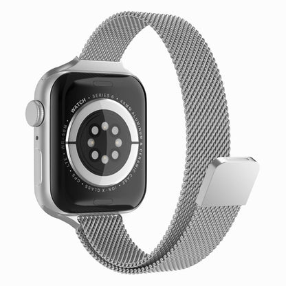 Correia Techsuit W034 para Apple Watch 49mm / 46mm / 45mm / 44mm / 42mm Series, Prateada