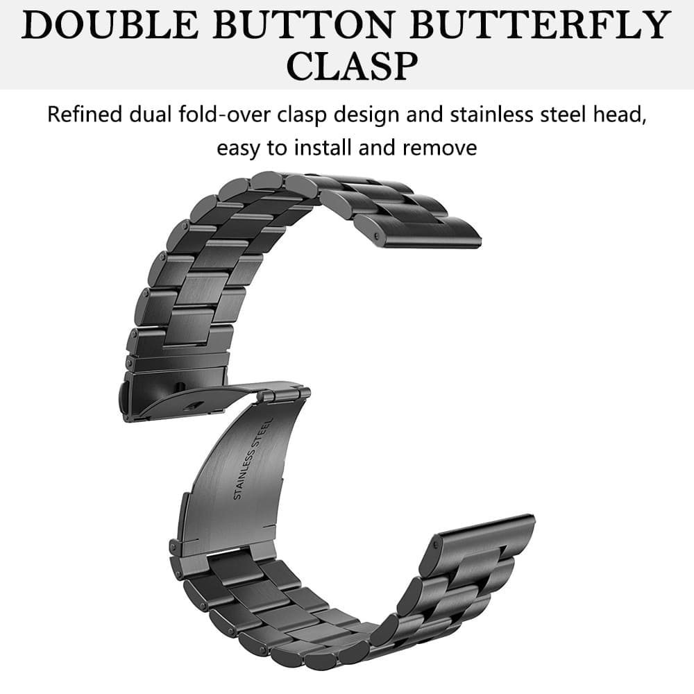 Correia Techsuit W036 para Apple Watch 42mm / 41mm / 40mm / 38mm Series, Preta