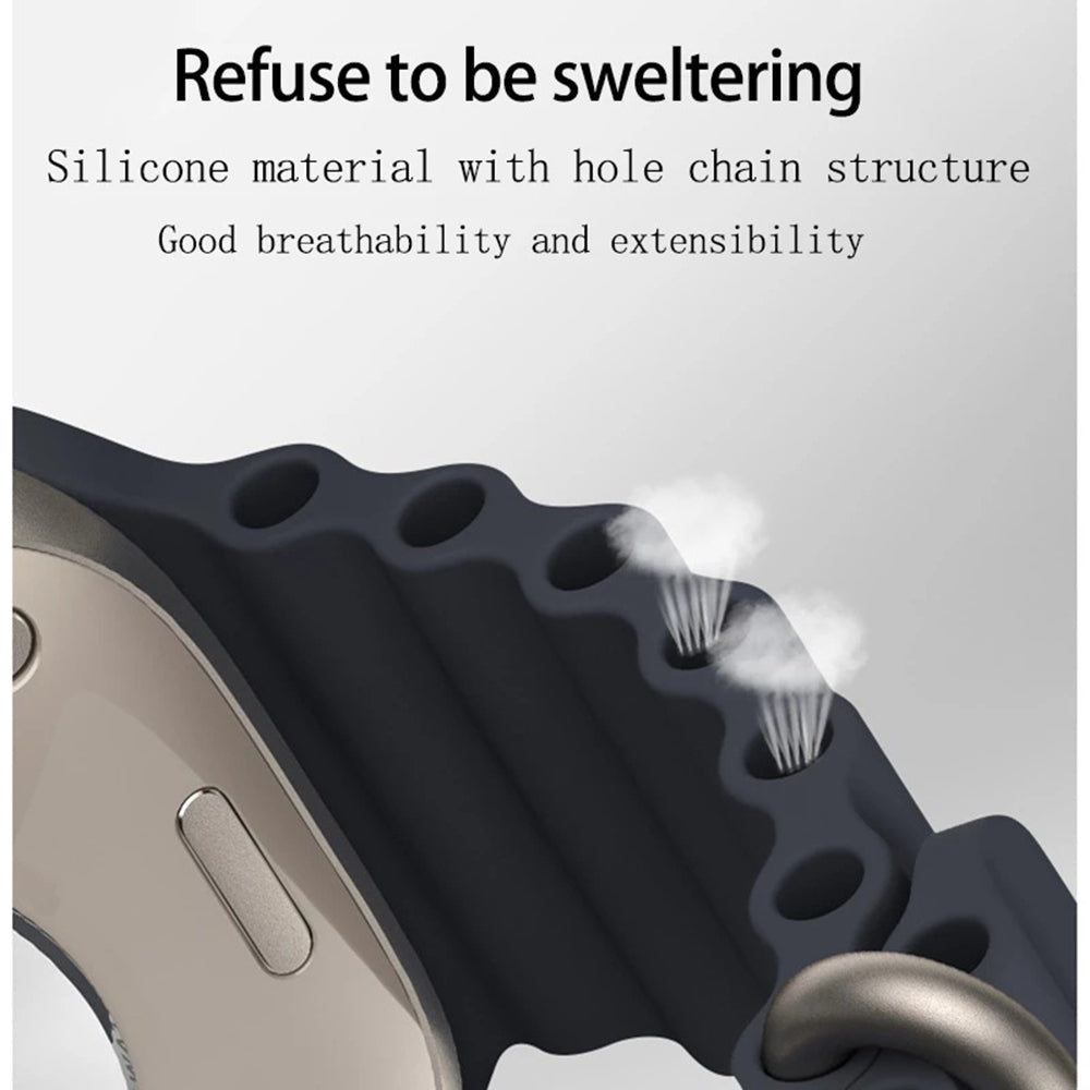 Cinta Techsuit W038 para Apple Watch 42mm / 41mm / 40mm / 38mm Series, Vermelha