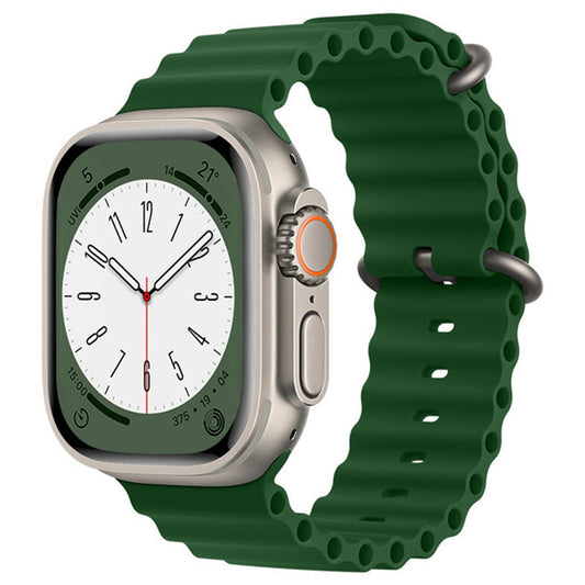 Cinta Techsuit W038 para Apple Watch 42mm / 41mm / 40mm / 38mm Series, Verde Escuro
