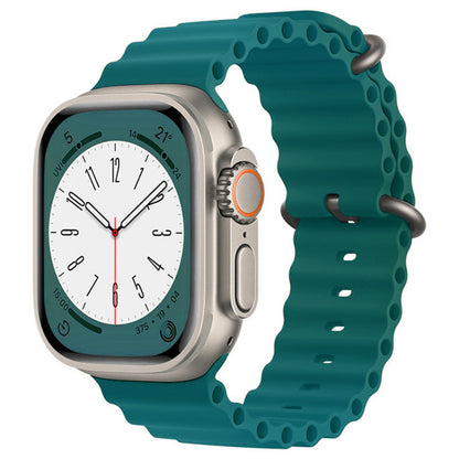 Correia Techsuit W038 para Apple Watch 49mm / 46mm / 45mm / 44mm / 42mm Series, Verde