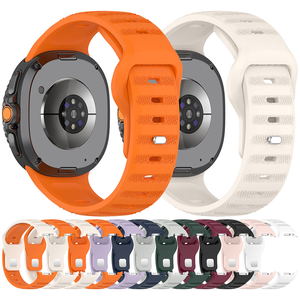 Curea Techsuit W050 para Samsung Galaxy Watch 8 Classic / Watch8 44mm / Watch 8 40mm, Bege