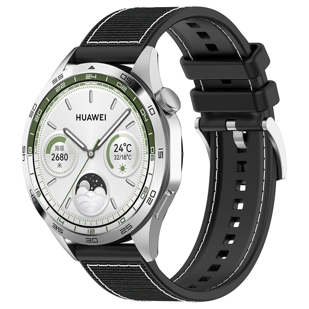 Cinta Techsuit W051 para Huawei Watch / Xiaomi Watch Series, 22mm, Preta