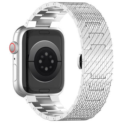 Techsuit W052 Strap for Apple Watch 49mm / 46mm / 45mm / 44mm / 42mm Series, Silver