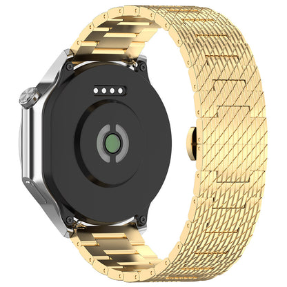 Pulseira Techsuit W052 para Huawei Watch / Xiaomi Watch Series, 22mm, Dourada