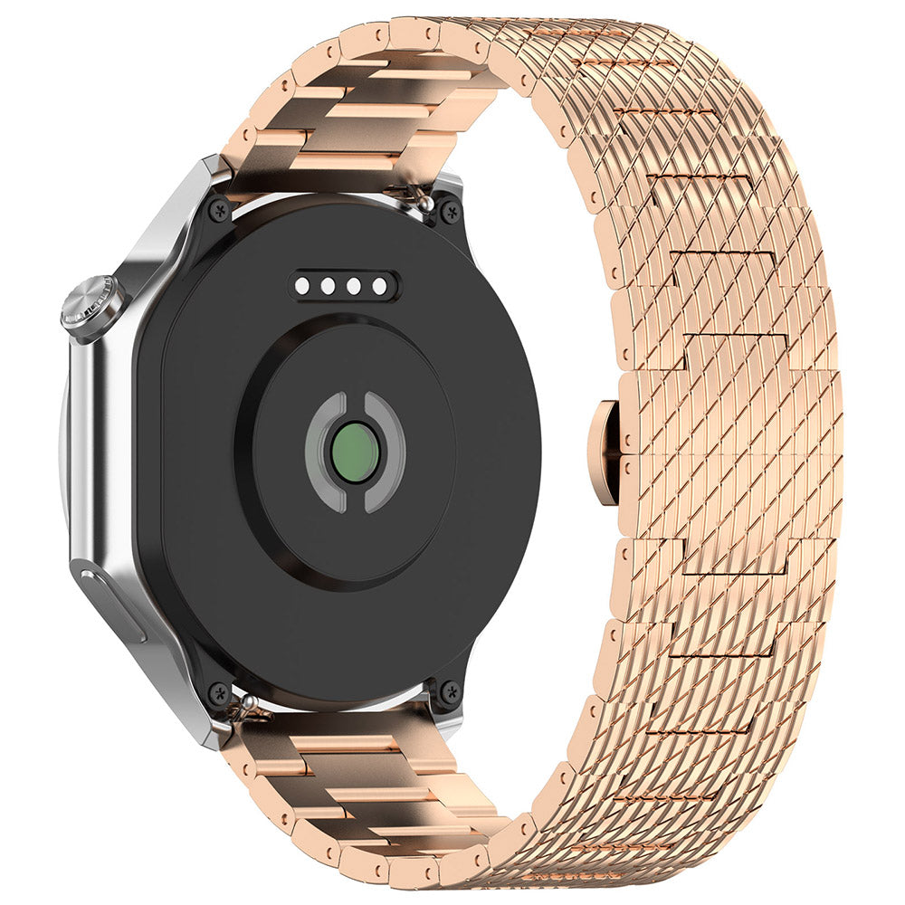 Curea Techsuit W052 para Samsung Galaxy Watch / Huawei Watch Series, 20mm, Rosa Dourado