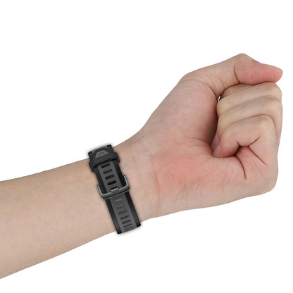 Curea Techsuit W053 para Huawei Watch / Garmin Watch Series, 18mm, Branca.