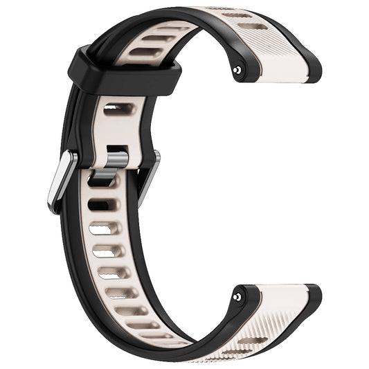 Curea Techsuit W053 para Huawei Watch / Garmin Watch Series, 18mm, Bege