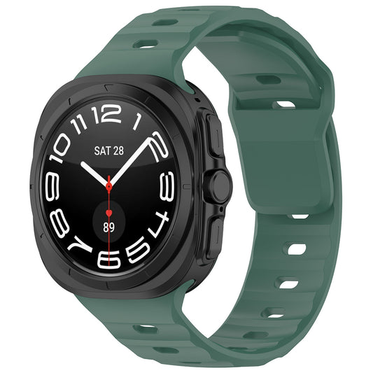 Curea Techsuit W055 para Samsung Galaxy Watch Ultra, Verde Escuro