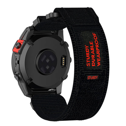Curea Techsuit W057 para Garmin Watch Fenix / Forerunner Series, 22mm, Preta