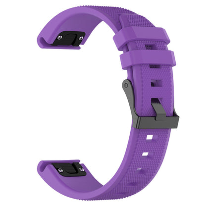 Curea Techsuit W058 para Garmin Instinct / Approach / Fenix Watch Series, 20mm, Roxo