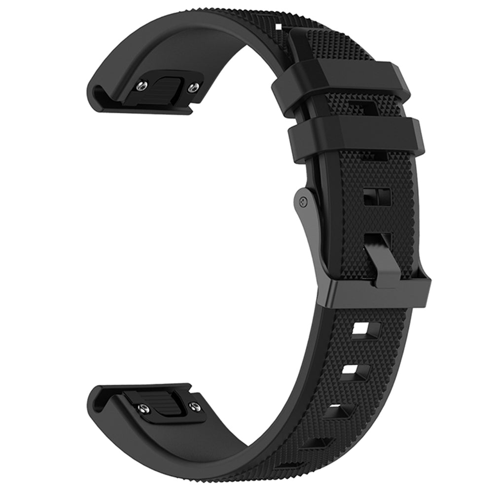 Curea Techsuit W058 para Garmin Watch Fenix / Forerunner Series, 22mm, Preta