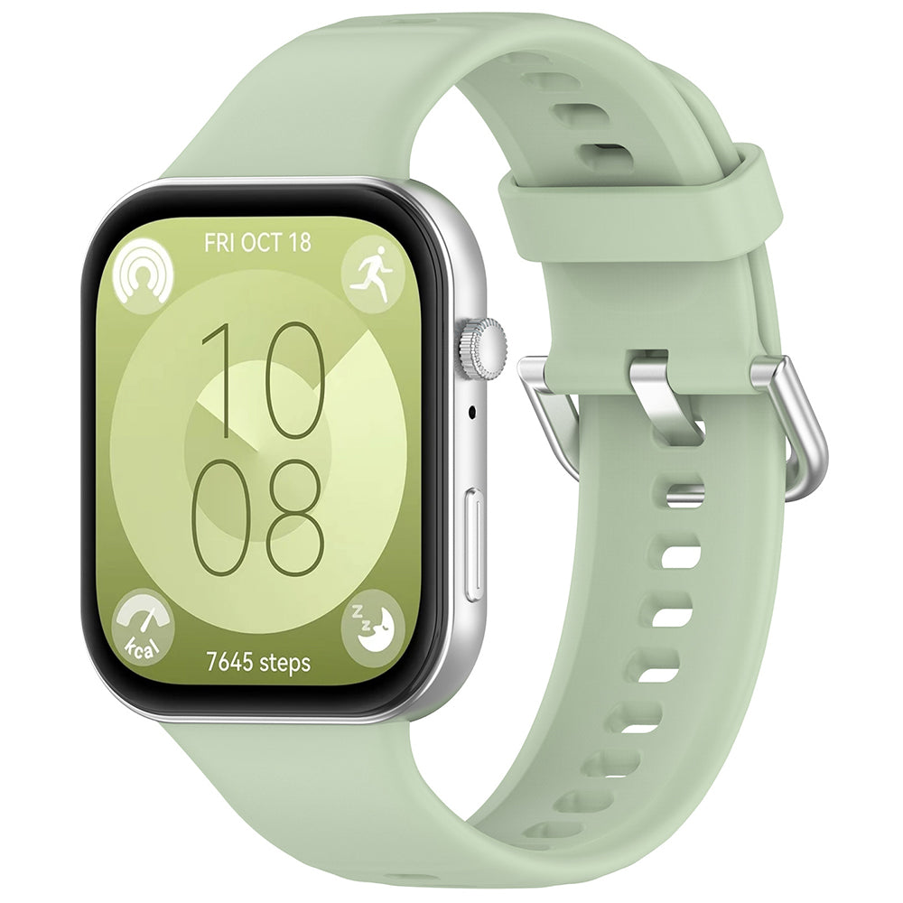 Correia Techsuit W061 para Huawei Watch Fit 4 Pro / Watch Fit 4 / Watch Fit 3, Verde Claro