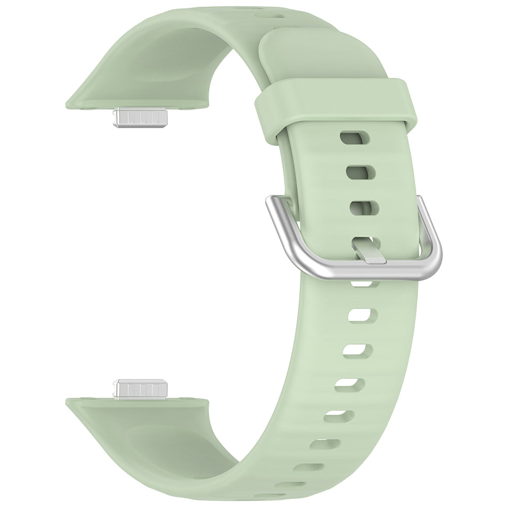 Correia Techsuit W061 para Huawei Watch Fit 4 Pro / Watch Fit 4 / Watch Fit 3, Verde Claro