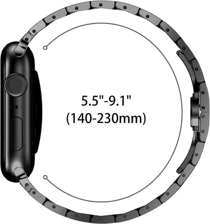 Correia Techsuit W063 para Apple Watch 49mm / 46mm / 45mm / 44mm / 42mm Series, Prateada