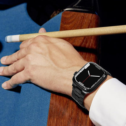 Correia Techsuit W063 para Apple Watch 49mm / 46mm / 45mm / 44mm / 42mm Series, Laranja