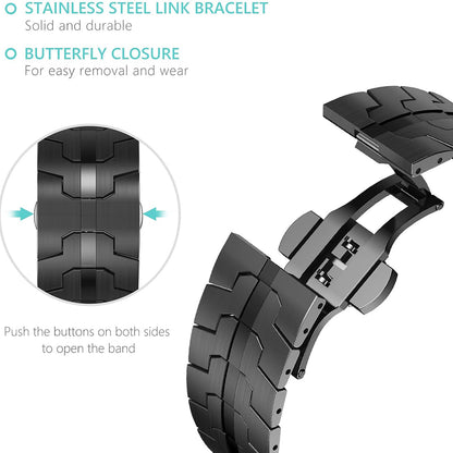 Correia Techsuit W063 para Apple Watch 49mm / 46mm / 45mm / 44mm / 42mm Series, Laranja