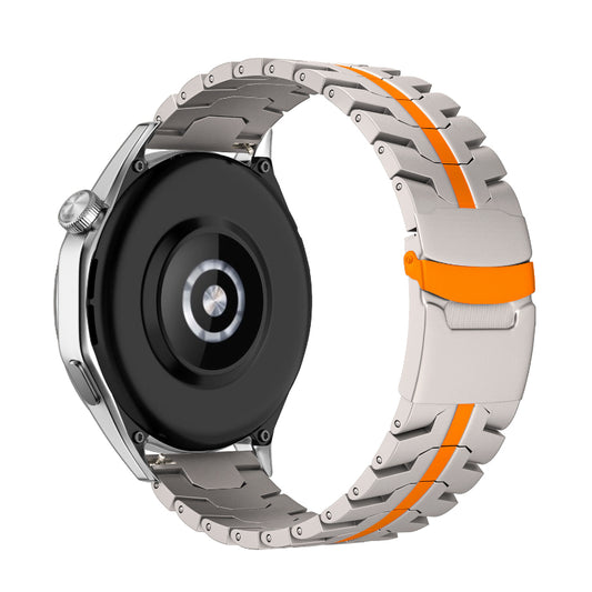 Curea Techsuit W063 para Huawei Watch / Xiaomi Watch Series, Laranja