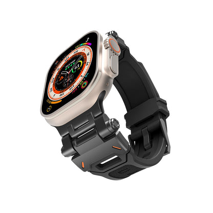 Pulseira Techsuit W064 para Apple Watch 49mm / 46mm / 45mm / 44mm / 42mm Series, Preta