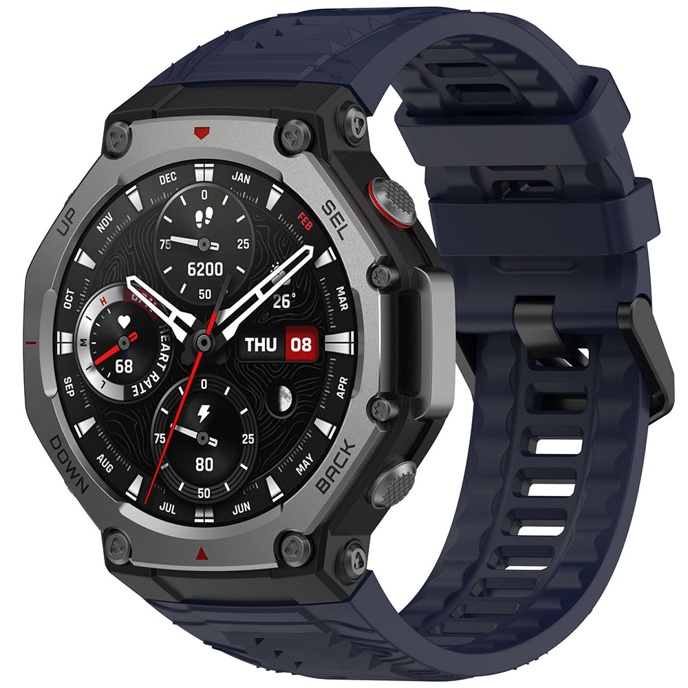 Correia Techsuit W067 para Amazfit T-Rex 3, Azul Marinho