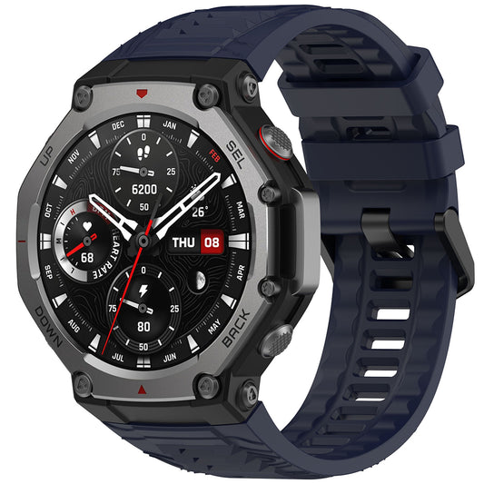 Correia Techsuit W067 para Amazfit T-Rex 3, Azul Marinho