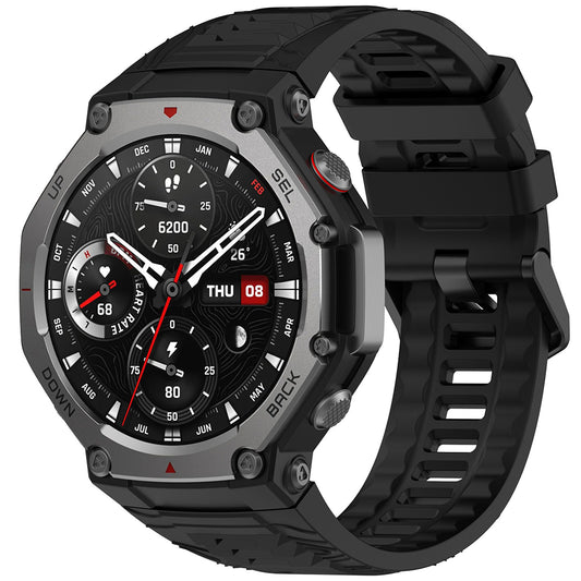 Correia Techsuit W067 para Amazfit T-Rex 3, Preta